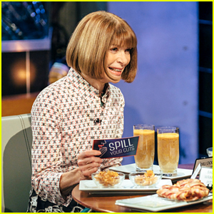 Anna Wintour Plays Gross Game of Spill Your Guts or Fill Your Guts With James Corden - Watch!