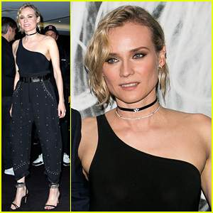 Diane Kruger Wears a Studded Outfit at Movie Premiere in Paris
