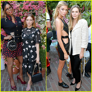 Laverne Cox, Elizabeth Olsen, & More Go Glam for CFDA Tea Party in LA