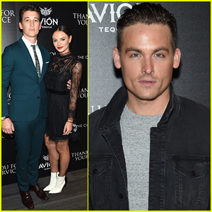 Miles Teller & Fiancee Keleigh Sperry Screen 'Thank You For Your Service' in NYC