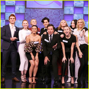 'Riverdale' Cast & Miley Cyrus Family Face Off in Hilarious 'Tonight Show' Game Show - Watch Here!