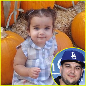 Rob Kardashian Shares Adorable Photos of Daughter Dream Pumpkin Picking!