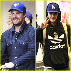 Stephen Amell & Grant Gustin Return to Vancouver to Film Their Shows!