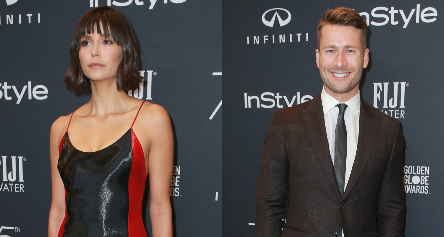 Nina Dobrev & Boyfriend Glen Powell Couple Up for InStyle’s Golden