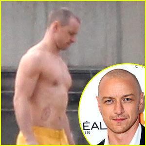James McAvoy Goes Shirtless on Set of 'Glass,' Sequel to 'Split'