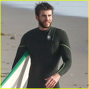 Liam Hemsworth Spends the Afternoon Surfing in Malibu!
