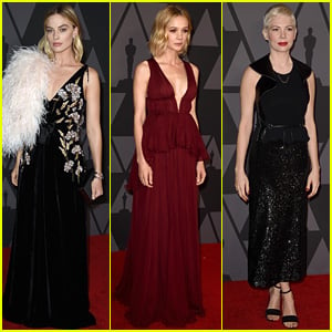 Margot Robbie, Carey Mulligan, & Michelle Williams Are Stunning Leading Ladies at Governors Awards 2017!