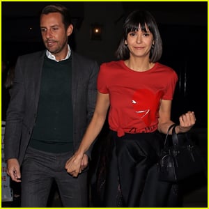 Nina Dobrev Looks Chic While Out to Dinner With Publicist