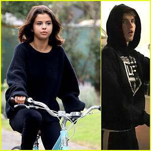 Selena Gomez Goes for a Morning Bike Ride Before Justin Bieber Comes Over Again!