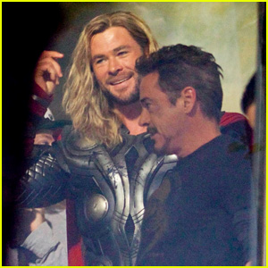 'Avengers 4' Set Photos Bring Chris Hemsworth & Robert Downey, Jr Together