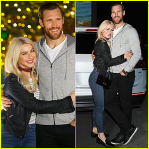 Julianne Hough & Hubby Brooks Laich Couple Up at Volkswagen Holiday Drive-In!