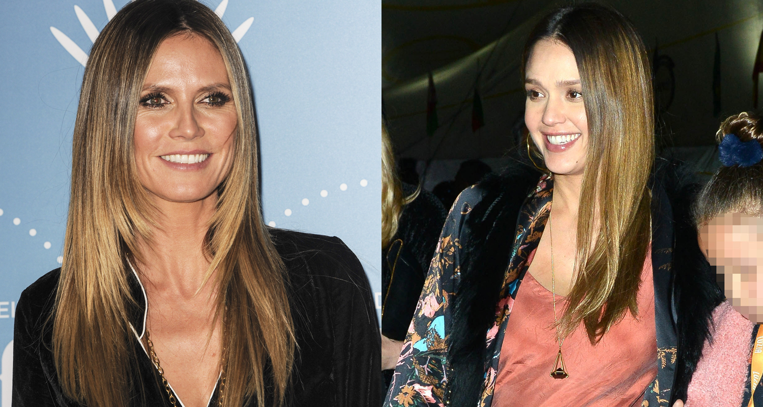 Heidi Klum & Jessica Alba Have Weeknight Out at Cirque du Soleil Luzia