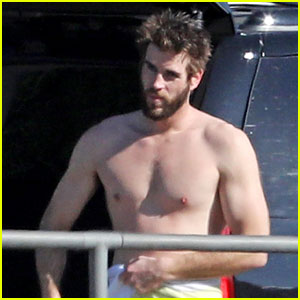 Liam Hemsworth Gets Shirtless After Surfing in Malibu - See Pics!