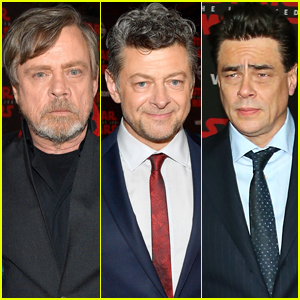 Mark Hamill, Anthony Serkis, & Benicio Del Toro Attend 'Last Jedi' Premiere