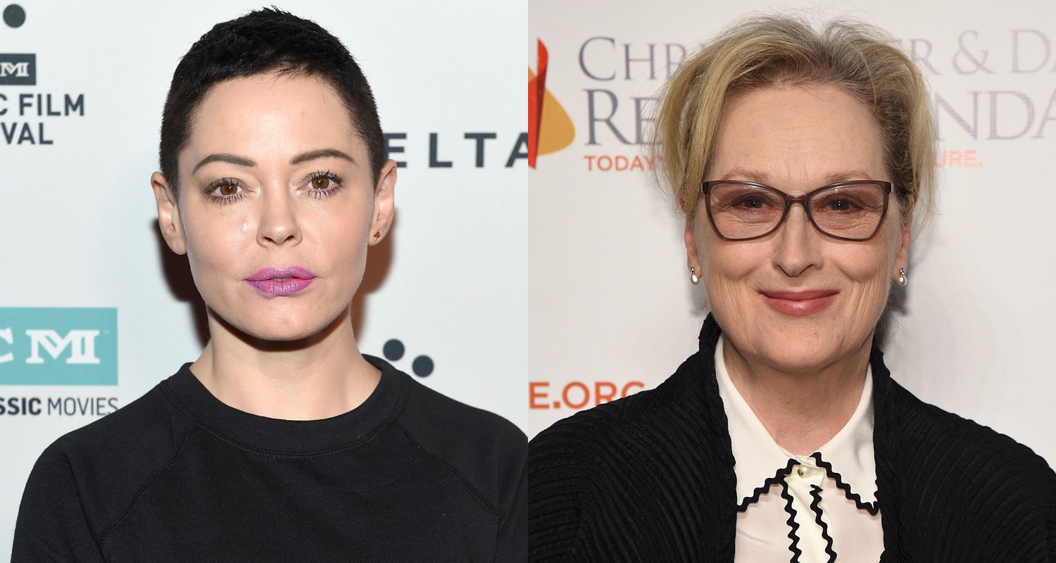 Rose McGowan Slams Meryl Streep & Other Actresses’ Plans to Wear Black