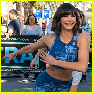 Nina Dobrev Shows Off Her Fit Physique on 'Extra' - See Pics!