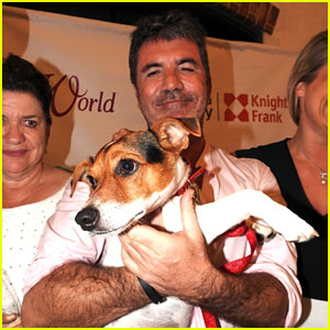 Simon Cowell Co-Hosts Dog Rehoming Charity Event With Family in Barbados!