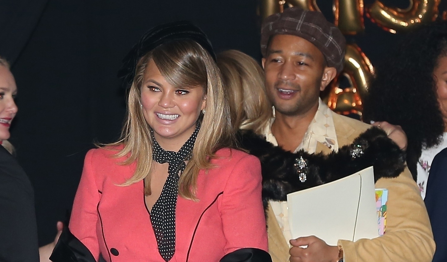 Pregnant Chrissy Teigen Celebrates Birthday with Pan AmThemed Party