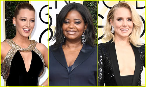 14 Women Who Wore Black on Golden Globes 2017 Red Carpet