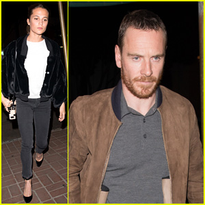 Alicia Vikander & Michael Fassbender Do Date Night at Madeo