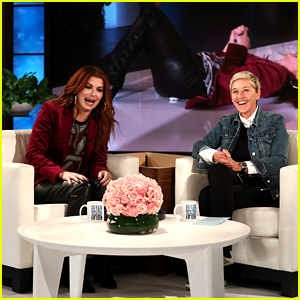 Ellen DeGeneres Scares Debra Messing While Playing 'Speak Out' - Watch Now!