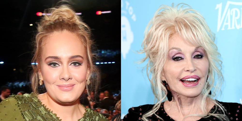 Adele Dresses as Her ‘Hero’ Dolly Parton & Dolly Responds in a Very(00)