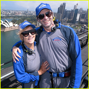 Hugh Jackman & Wife Deborra-Lee Furness Climb Harbour Bridge in Sydney!
