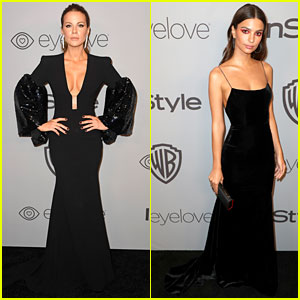 Kate Beckinsale & Emily Ratajkowski Turn Heads at InStyle's Golden Globes 2018 After-Party