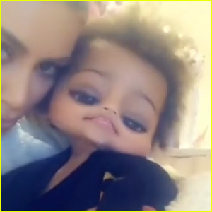 Kim Kardashian & Saint West Have Fun with Snapchat Filters (Video)