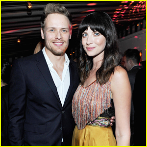 Sam Heughan & Caitriona Balfe Step Out for W Magazine's Pre-Golden Globes Party!