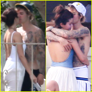 Justin Bieber & Selena Gomez Kiss in Jamaica - See the PDA Pics
