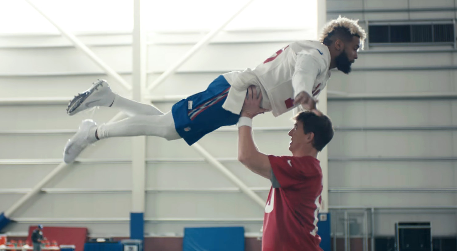 Eli Manning & Odell Beckham Jr.’s ‘Dirty Dancing’ Super Bowl Commercial