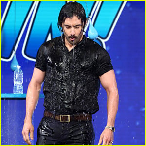 Milo Ventimiglia Gets Drenched with Water on 'Ellen' (Video)