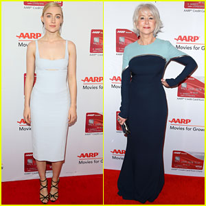 Saoirse Ronan & Helen Mirren Join Forces at AARP's Movies For Grownups Awards 2018