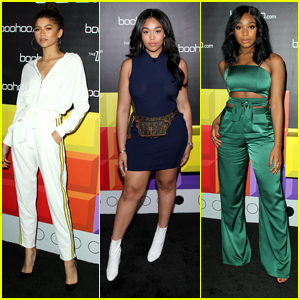 Zendaya Celebrates New boohoo Clothing Collection with Block Party in LA