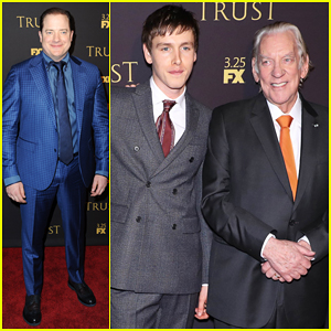 Brendan Fraser, Harris Dickinson & Donald Sutherland Hit NYC for 'Trust' Premiere - Watch Trailer!