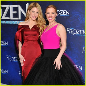 Caissie Levy & Patti Murin Celebrate Opening Night of 'Frozen' on Broadway!