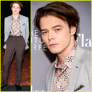 Stranger Things' Charlie Heaton Puts His Classic Style on Display at Fendi Event