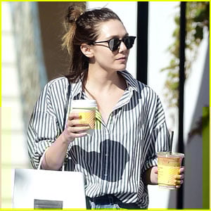 Elizabeth Olsen Picks Up Lunch To-Go from Popular Hot Spot! | Elizabeth