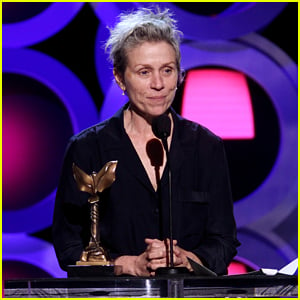 Frances McDormand Wears Pajamas & Slippers to Accept Her Spirit Award!