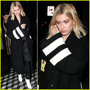 Hailey Baldwin Steps Out for Dinner After Calling Shawn Mendes 'Amazing'