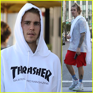 Justin Bieber Kicks Off His Morning With a Spin Class!