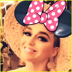 Katy Perry Takes Break from Tour at Disneyland in Hong Kong!