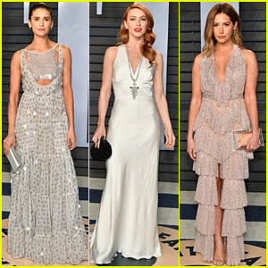 Nina Dobrev, Julianne Hough, & Ashley Tisdale Bring Glitz & Glamour to Vanity Fair Oscars Party!