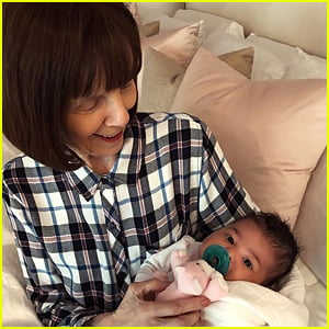 Kylie Jenner's Baby Daughter Stormi Meets Her Great Grandmother!
