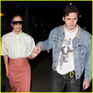 Victoria Beckham Enjoys a Mother-Son Night Out with Brooklyn