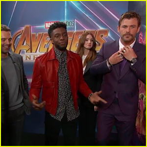 'Avengers: Infinity War' Cast Surprises Super Fans on 'Kimmel' - Watch Now!