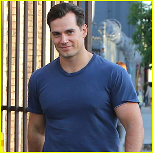 Henry Cavill Shows Off Buff Biceps Taking His Dog for a Walk!