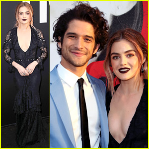 Lucy Hale Goes Gothic at 'Truth or Dare' Premiere with Tyler Posey