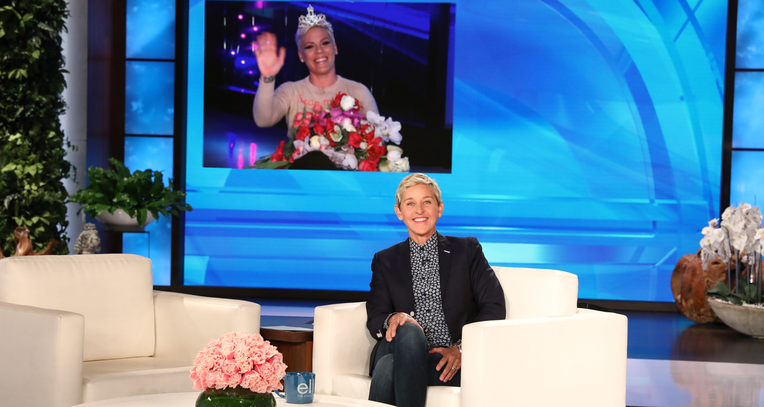 Pink Tells ‘Ellen’ She ‘Laughed Out Loud’ Hearing People’s Beautiful
